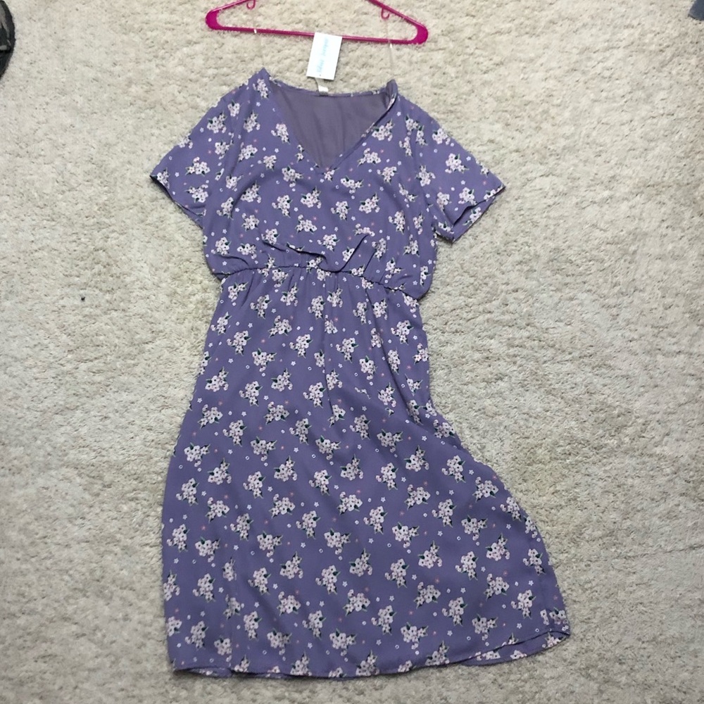 Lilac floral dress